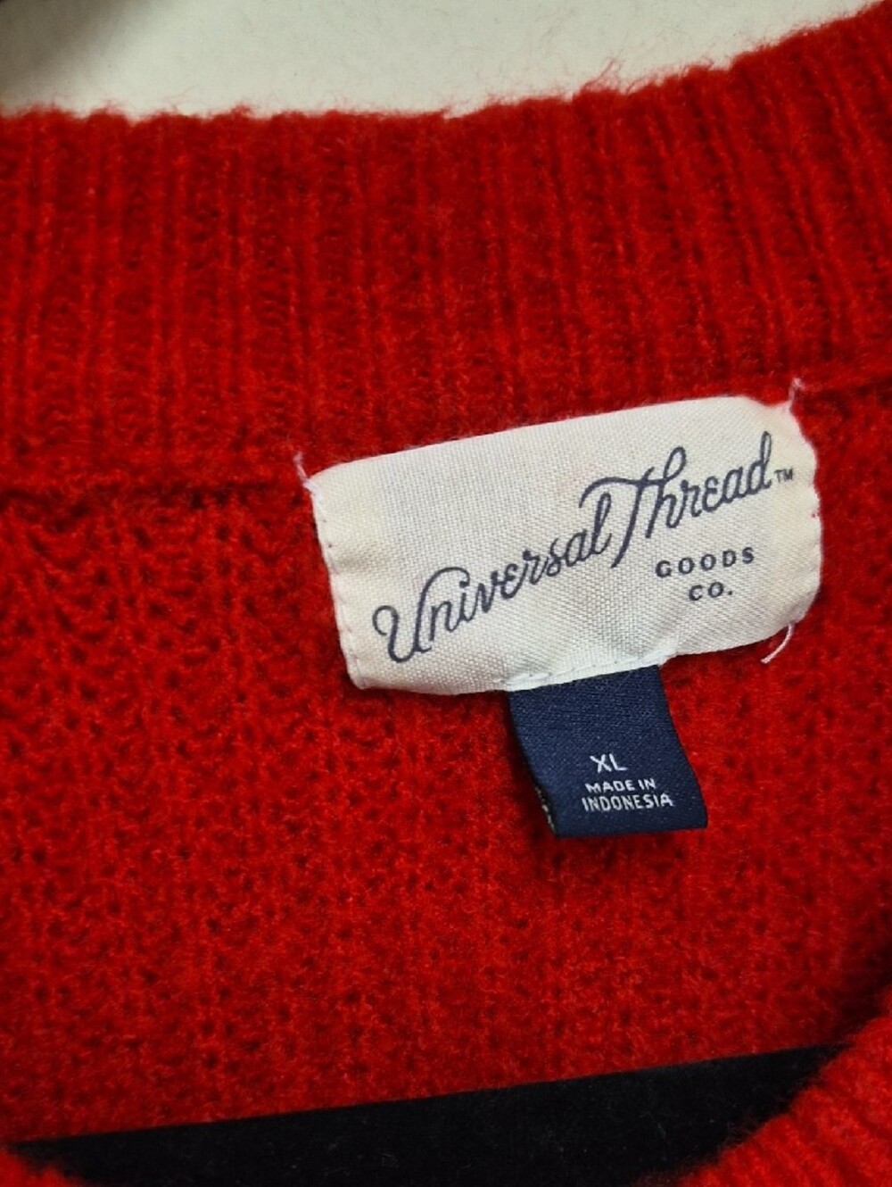 Universal Thread Red Ribbed Button-Front Cardigan | Size XL - Picture 2 of 7